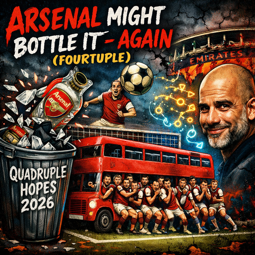 Cover art for Arsenal Might Bottle It (Again)