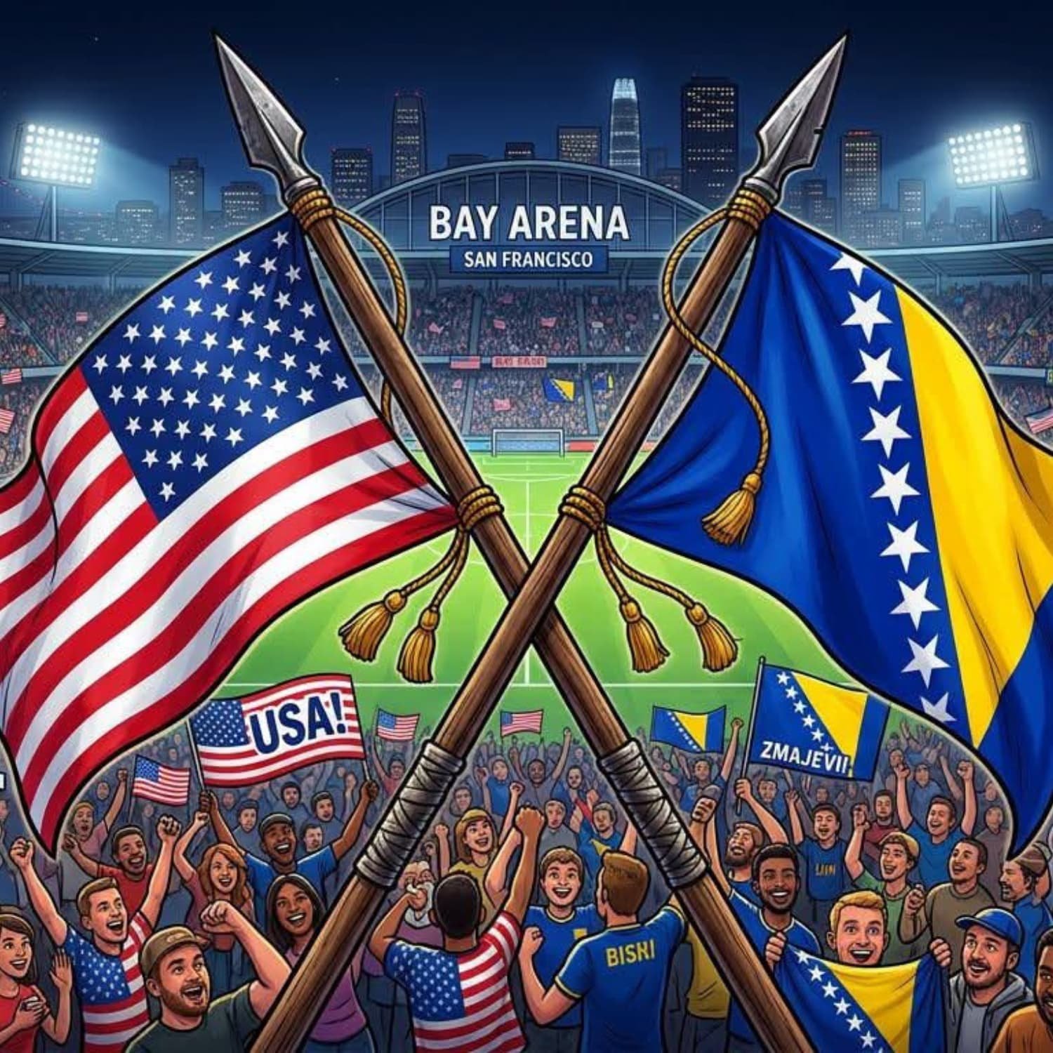 Cover art for Danke America, Bosnia Is Here! 🔥 Ćevapi Jači Od Burgera - Zmajevi u Osmini Finala